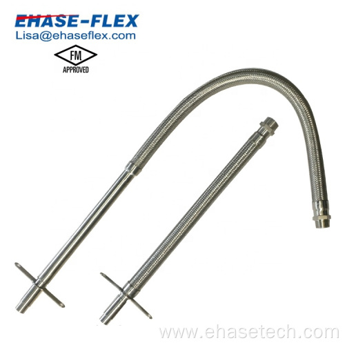 FM Metal Stainless Steel Fire Sprinkler Flexible Hose